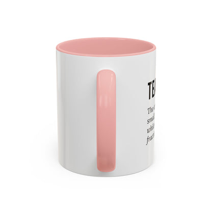 Teacher Coffee Mug – “The art of keeping small humans alive while explaining fractions”