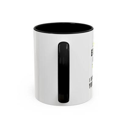 Executive Assistant Floral Coffee Mug - "I schedule your life. You're welcome."