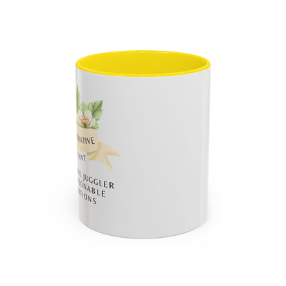Administrative Assistant Floral Coffee Mug: "Professional Juggler of Unreasonable Expectations"