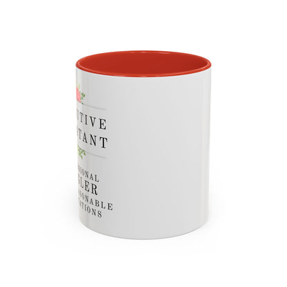 Executive Assistant Floral Coffee Mug – “Professional Juggler of Unreasonable Expectations” | 11oz & 15oz Ceramic Mug