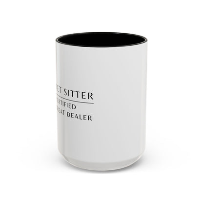 Pet Sitter Coffee Mug – “Certified Treat Dealer.”