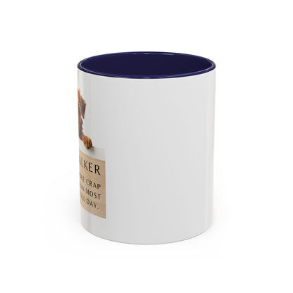 Dog Walker Coffee Mug – “I handle more crap before 9 a.m. than most people do all day.”