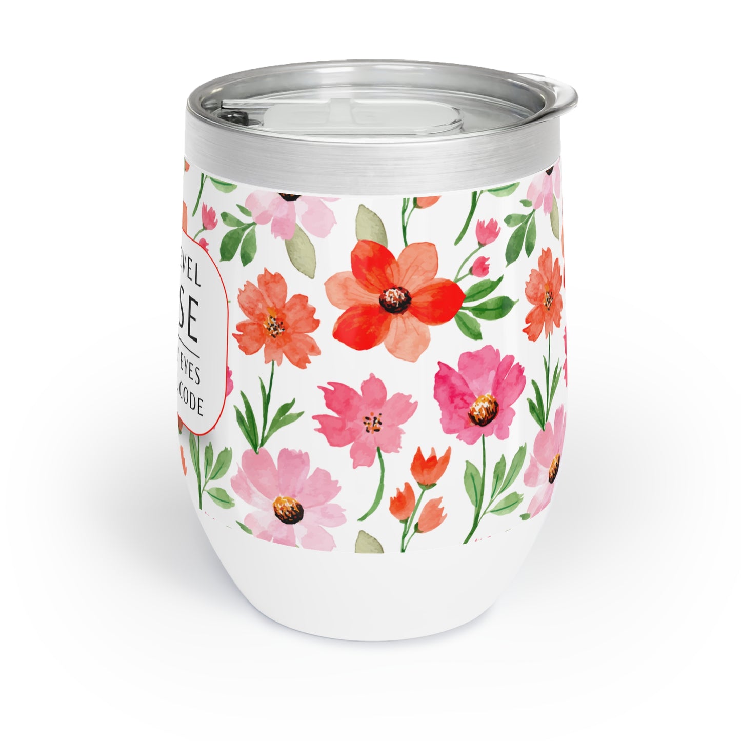 Nurse Wine Tumbler – “If I roll my eyes harder, I’ll code”