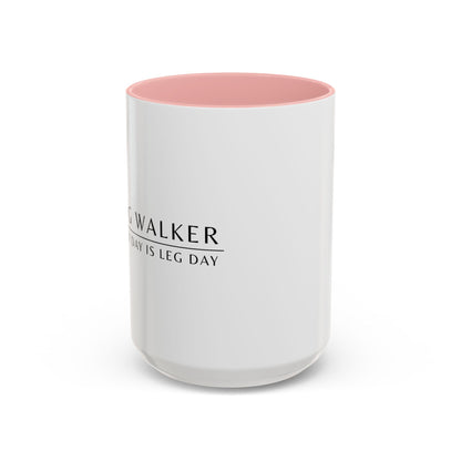 Dog Walker Coffee Mug – “Every day is leg day.”