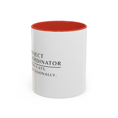 Project Coordinator Sunflower Coffee Mug – “I herd cats. Professionally.”