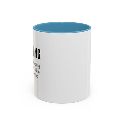 Teacher Coffee Mug – “The art of keeping small humans alive while explaining fractions”