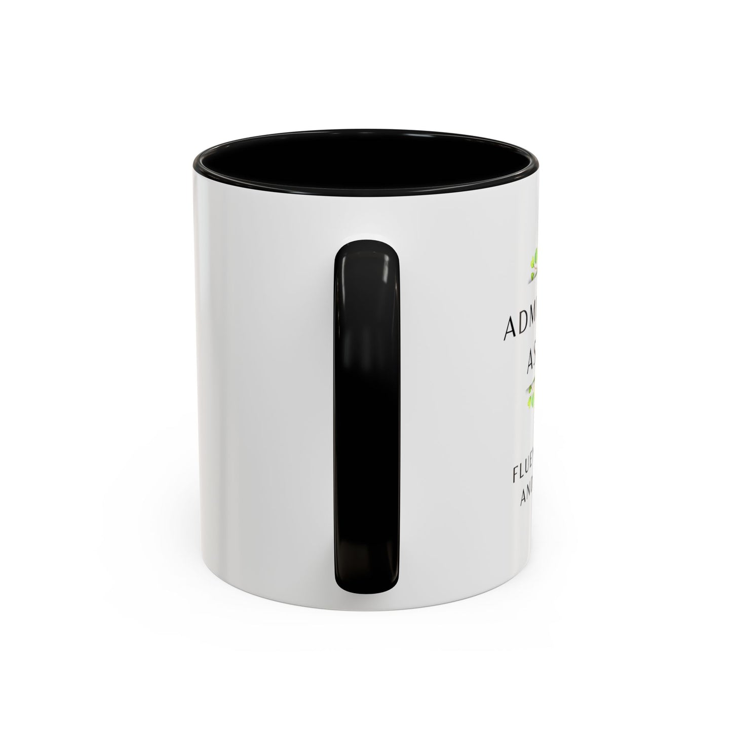 Administrative Assistant Floral Coffee Mug: "Fluent in Sarcasm and Scheduling"