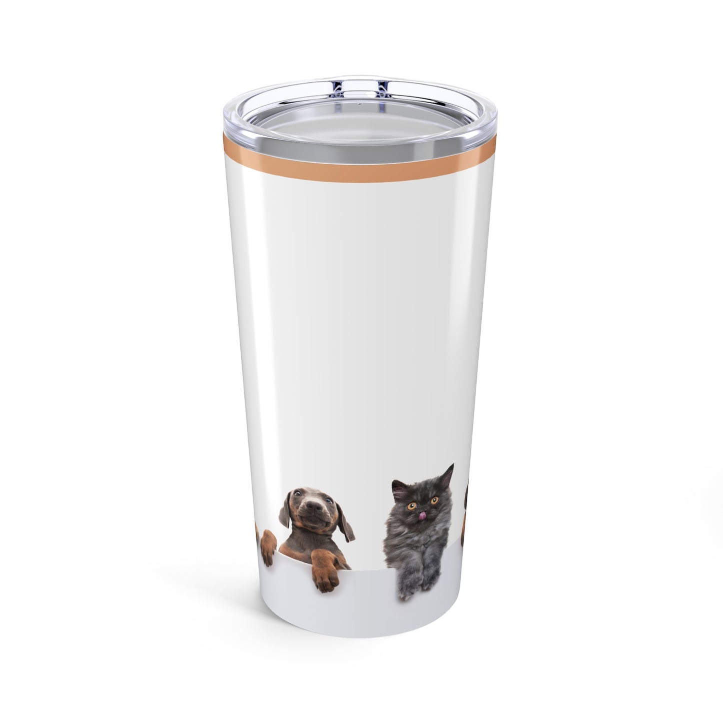 Pet Sitter Tumbler 20 oz. – “Powered by Coffee and Fur. Mostly Fur.”