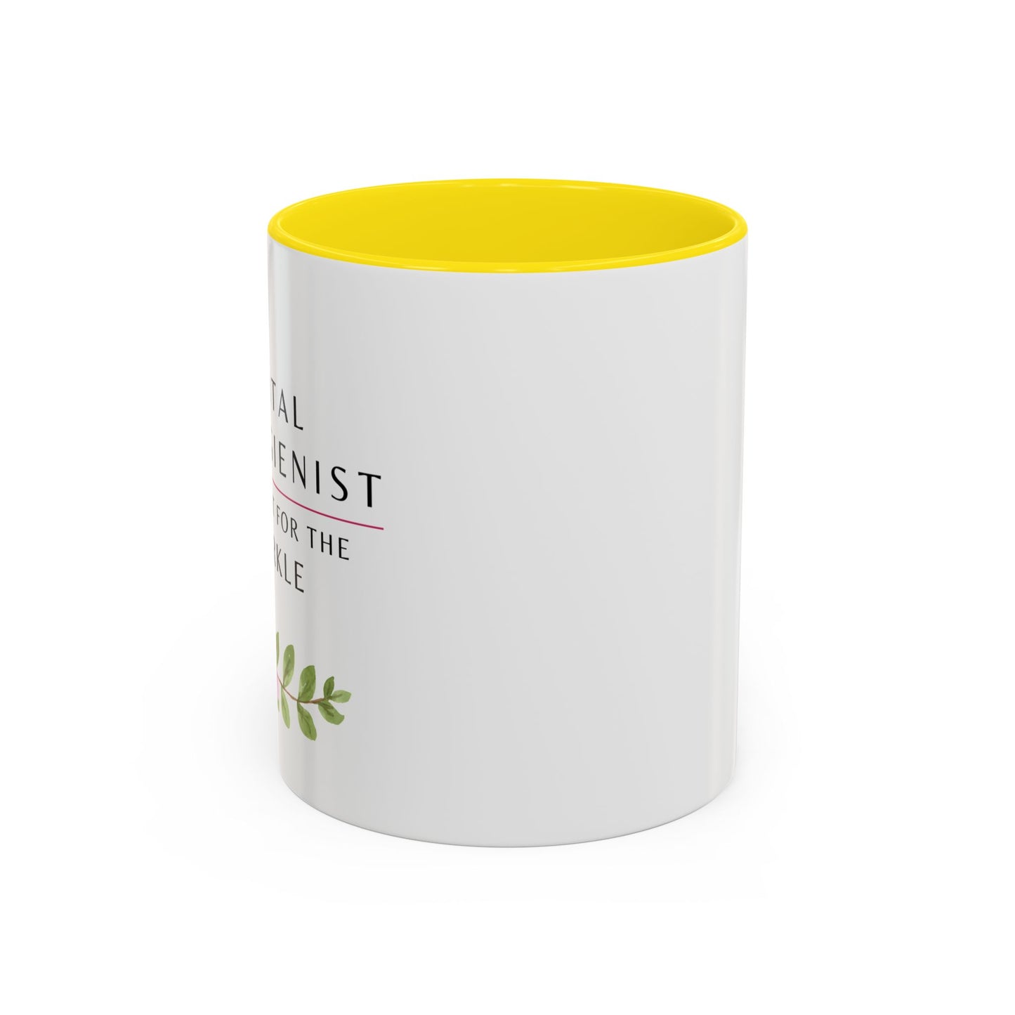 Dental Hygienist Floral Mug – "I Do It for the Sparkle"