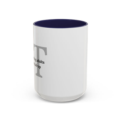 Information Technology Coffee Mug: "Babysitting Adults Since Dial-Up"