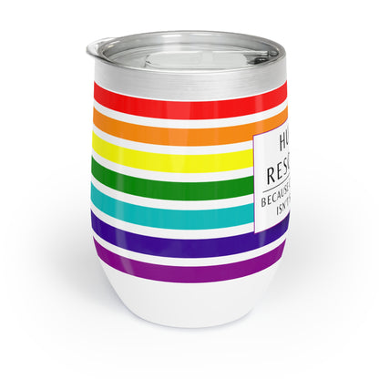 Human Resources Wine Tumbler – “Because common sense isn’t so common”