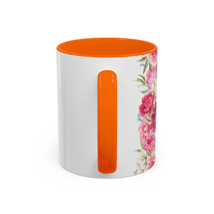 Human Resources Floral Coffee Mug: "Because Common Sense Isn’t That Common"