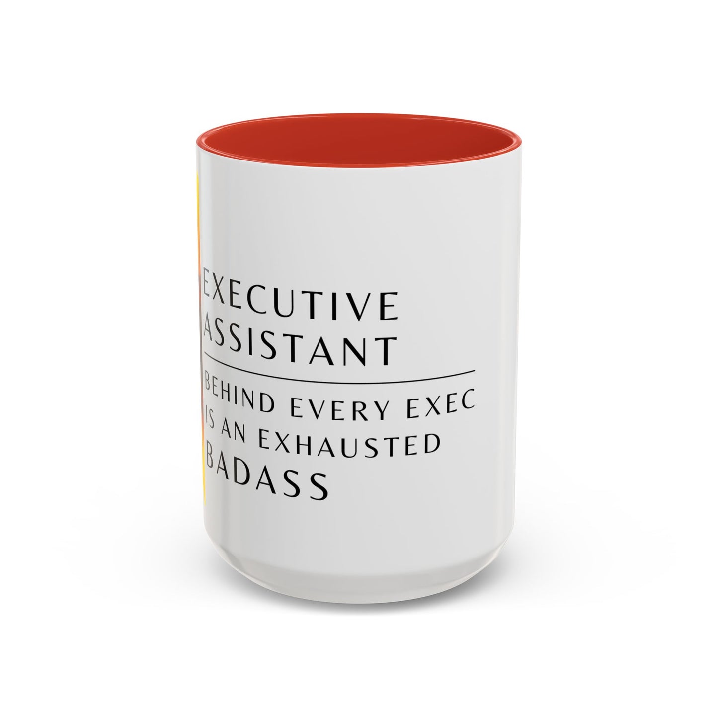 Executive Assistant Floral Coffee Mug – “Behind every exec is an exhausted badass.”