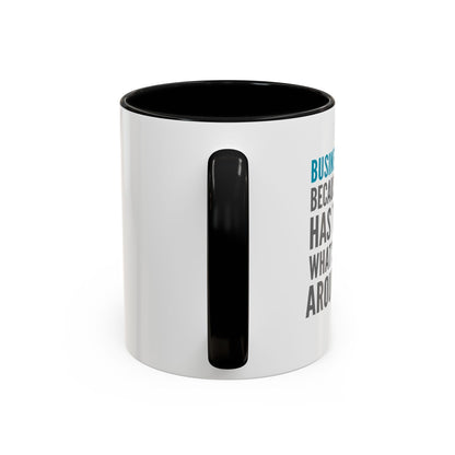 Business Analyst Coffee Mug – “Because Someone Has to Know What’s Going On Around Here”