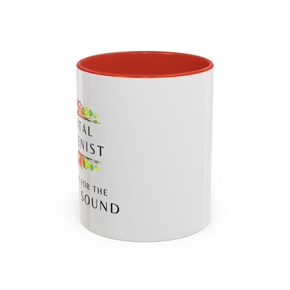 Dental Hygienist Floral Coffee Mug – "Just Here for the Scrape Sound"