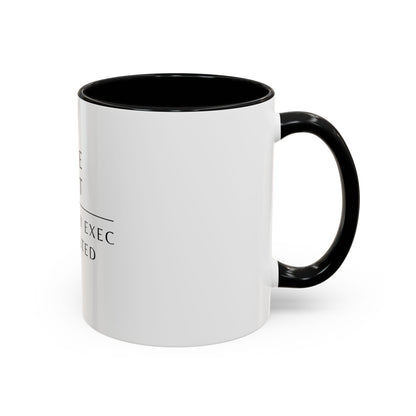 Executive Assistant Floral Coffee Mug – “Behind every exec is an exhausted badass.”