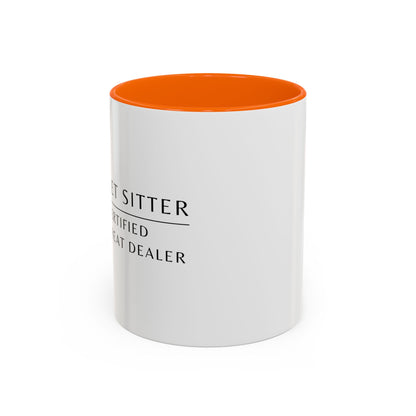 Pet Sitter Coffee Mug – “Certified Treat Dealer.”