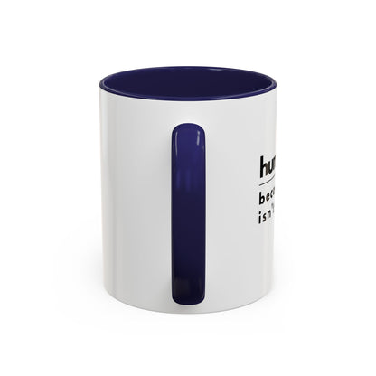 Human Resources Coffee Mug: "Because Common Sense Isn’t That Common"