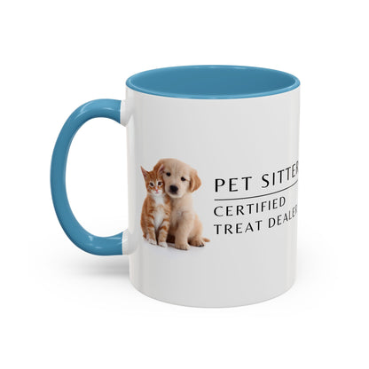 Pet Sitter Coffee Mug – “Certified Treat Dealer.”