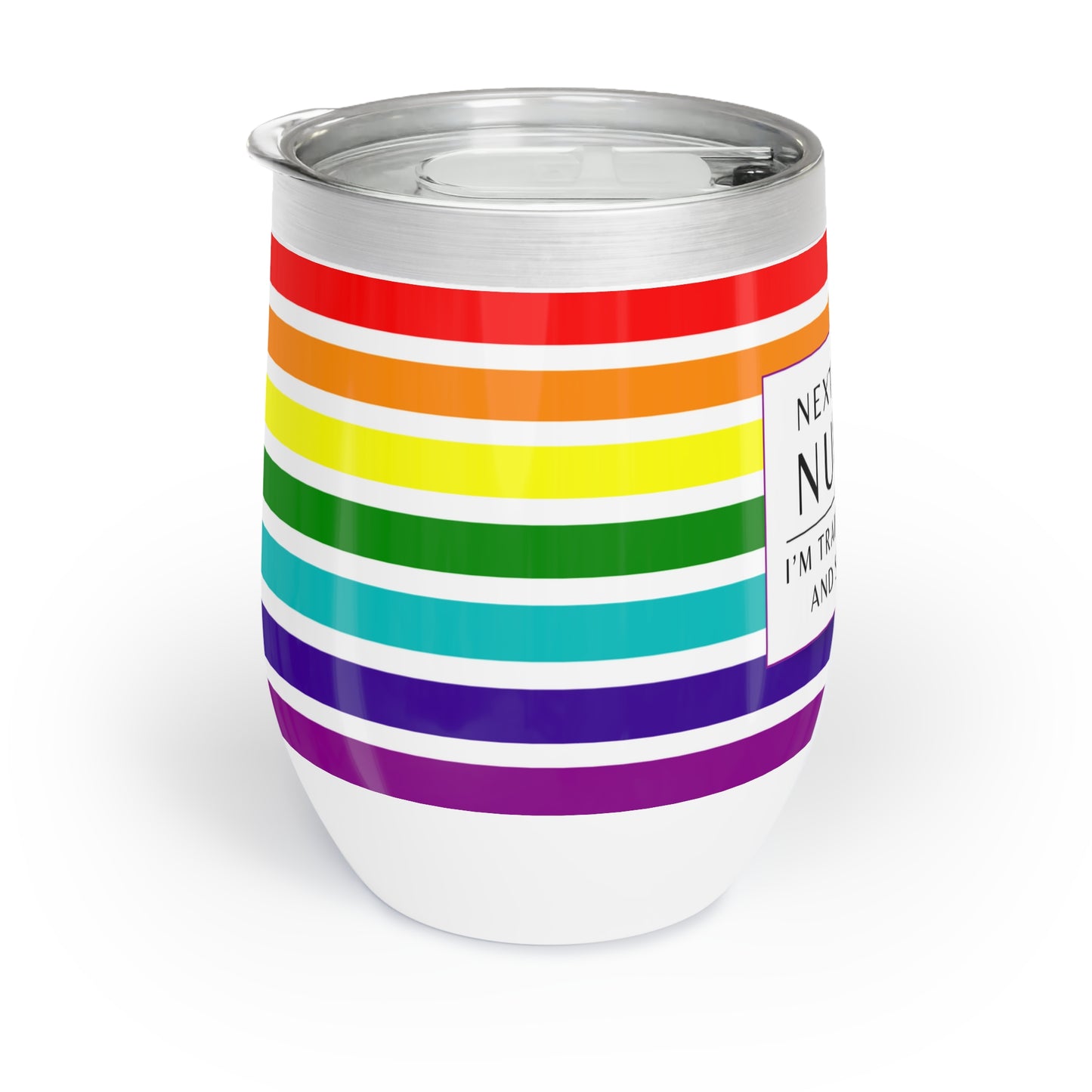 Nurse Wine Tumbler – “I’m trained in CPR & Sarcasm”