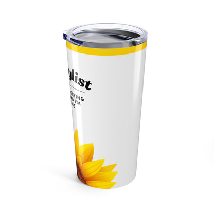 Hairstylist Tumbler 20 oz. – “Your Hair Is Crying for Help, and I’m the Hotline.”