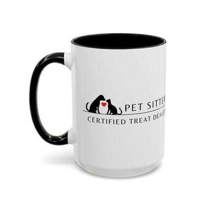 Pet Sitter Coffee Mug – “Certified Treat Dealer.”