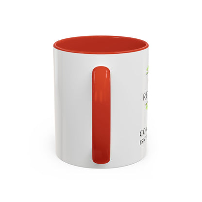 Human Resources Floral Coffee Mug: "Because Common Sense Isn’t That Common"