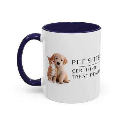 Pet Sitter Coffee Mug – “Certified Treat Dealer.”