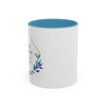 Dental Hygienist Floral Coffee Mug – "I Know What You Ate Last Night"