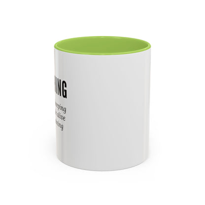 Teacher Coffee Mug – “The art of keeping small humans alive while explaining fractions”