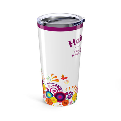 Hairstylist Tumbler 20 oz. – “I’m a Stylist, Not a Magician (But Close)”