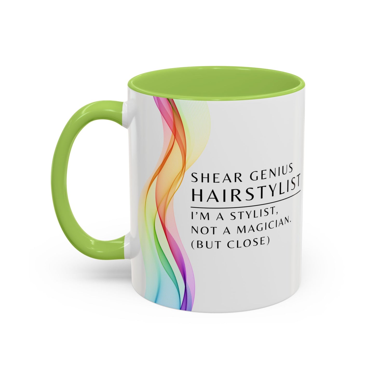 Hairstylist Coffee Mug – “I’m a Stylist, Not a Magician. (But Close.)”