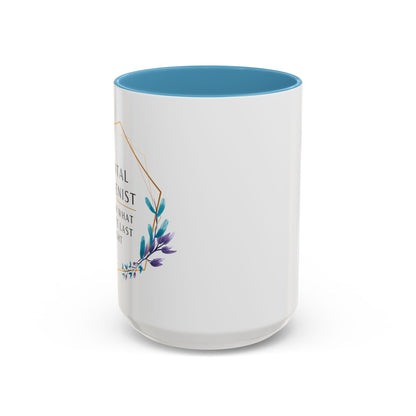 Dental Hygienist Floral Coffee Mug – "I Know What You Ate Last Night"