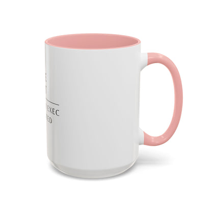 Executive Assistant Floral Coffee Mug – “Behind every exec is an exhausted badass.”