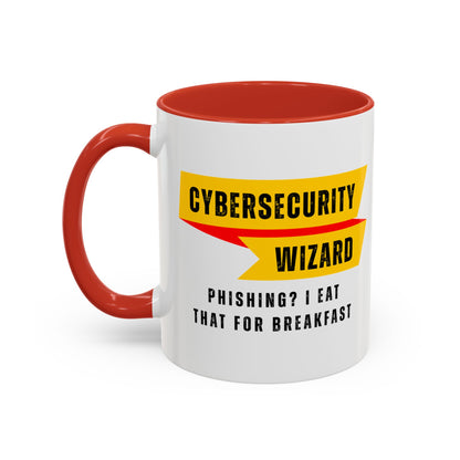 Cybersecurity Coffee Mug - "Fishing? I eat that for breakfast"