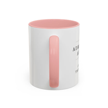 Administrative Assistant Floral Coffee Mug: "Coffee First, Then I’ll Pretend to Care"