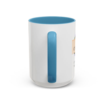Project Coordinator Floral Coffee Mug – “Unpaid therapist with a checklist.”