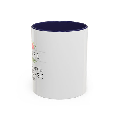 Nurse Floral Coffee Mug – "I Triage Your Nonsense Daily"