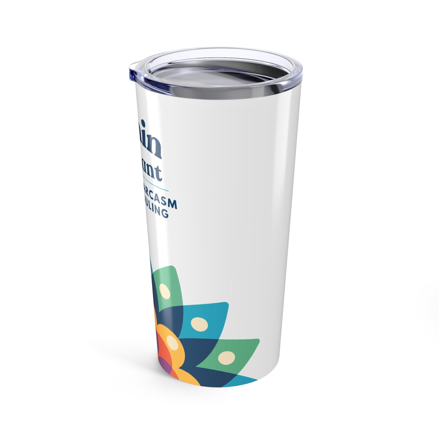 Admin Assistant Tumbler 20 oz. – “Fluent in Sarcasm and Scheduling”