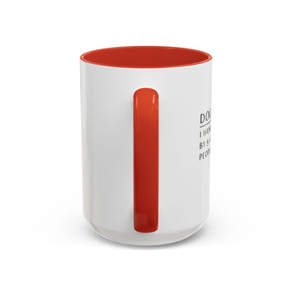 Dog Walker Golden Retriever Coffee Mug – “I handle more crap before 9 a.m. than most people do all day.”