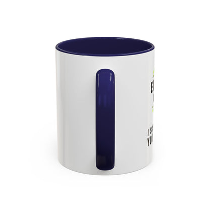 Executive Assistant Floral Coffee Mug - "I schedule your life. You're welcome."