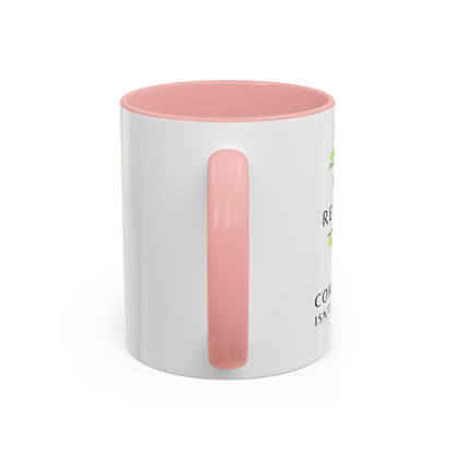 Human Resources Floral Coffee Mug: "Because Common Sense Isn’t That Common"