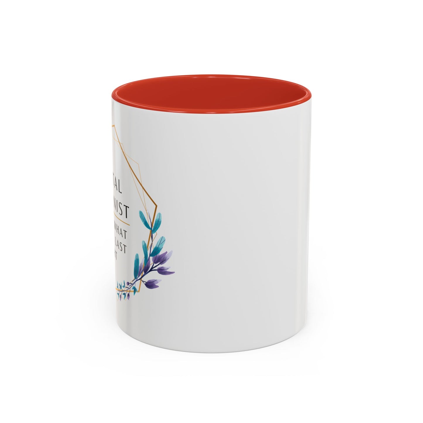 Dental Hygienist Floral Coffee Mug – "I Know What You Ate Last Night"