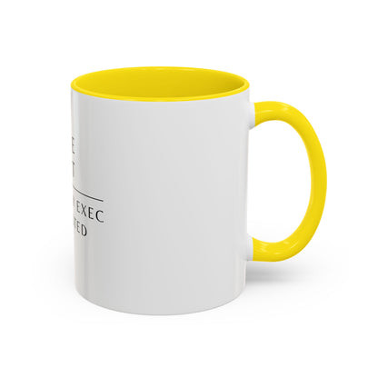 Executive Assistant Floral Coffee Mug – “Behind every exec is an exhausted badass.”