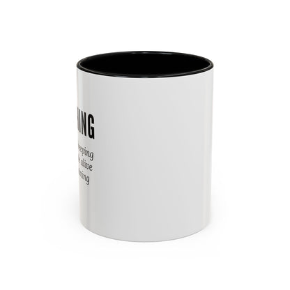 Teacher Coffee Mug – “The art of keeping small humans alive while explaining fractions”