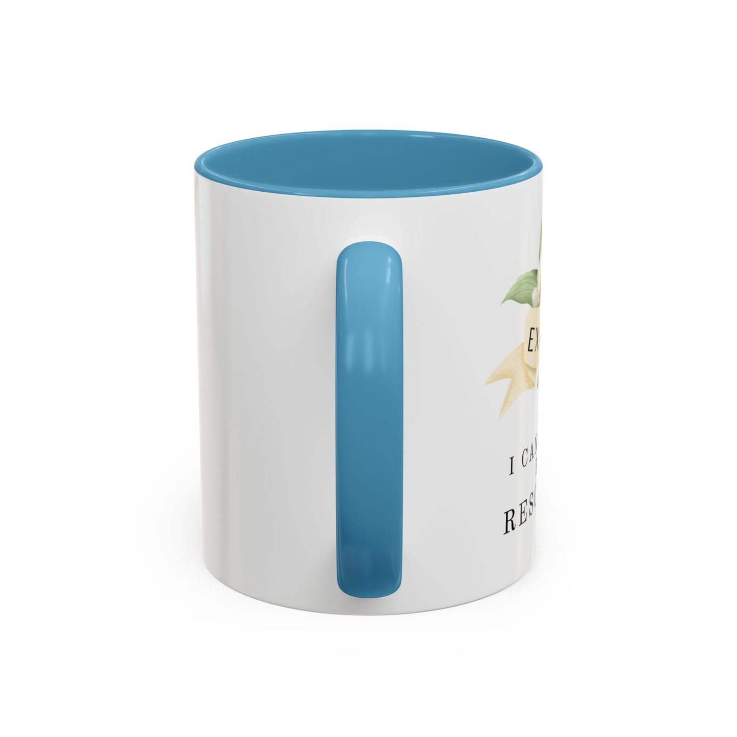 Executive Assistant Floral Coffee Mug - "Can't Fix Stupid"
