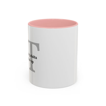 Information Technology Coffee Mug: "Babysitting Adults Since Dial-Up"