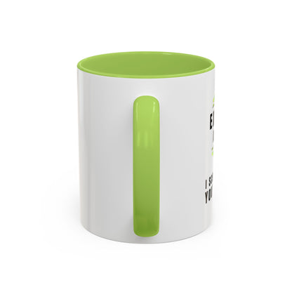 Executive Assistant Floral Coffee Mug - "I schedule your life. You're welcome."