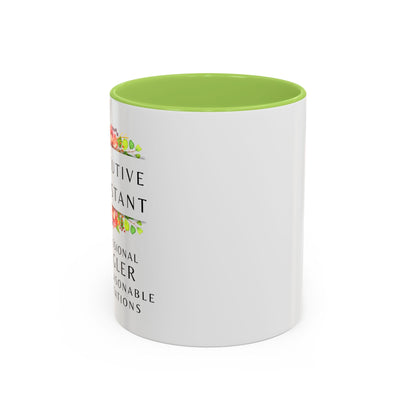 Executive Assistant Floral Coffee Mug – “Professional Juggler of Unreasonable Expectations” | 11oz & 15oz Ceramic Mug
