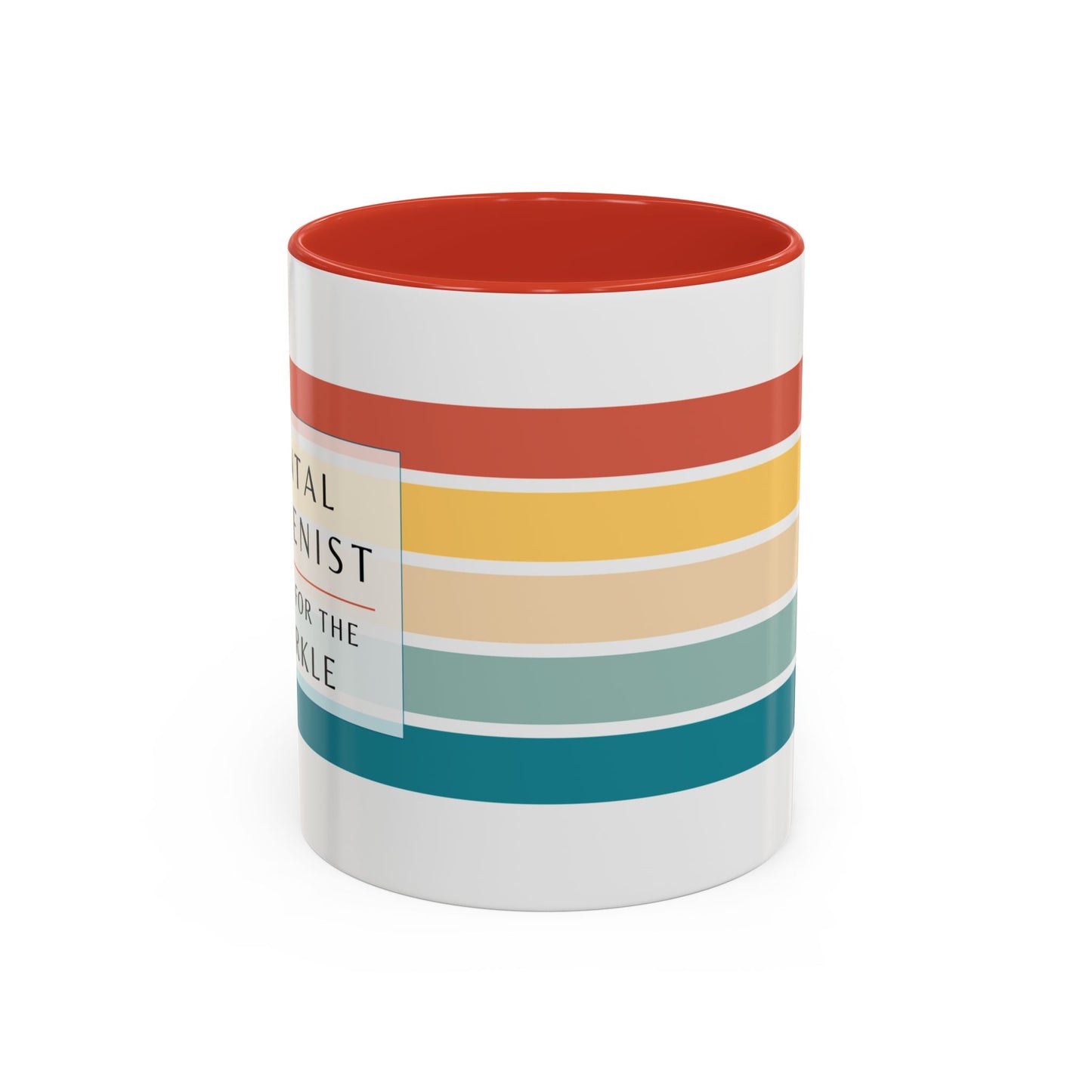Dental Hygienist Striped Coffee Mug – "I Do It for the Sparkle"